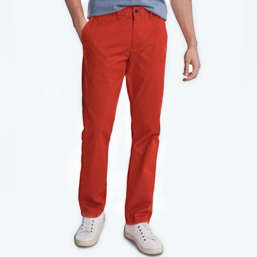 NWT Tommy Hilfiger Men's Red Chinos